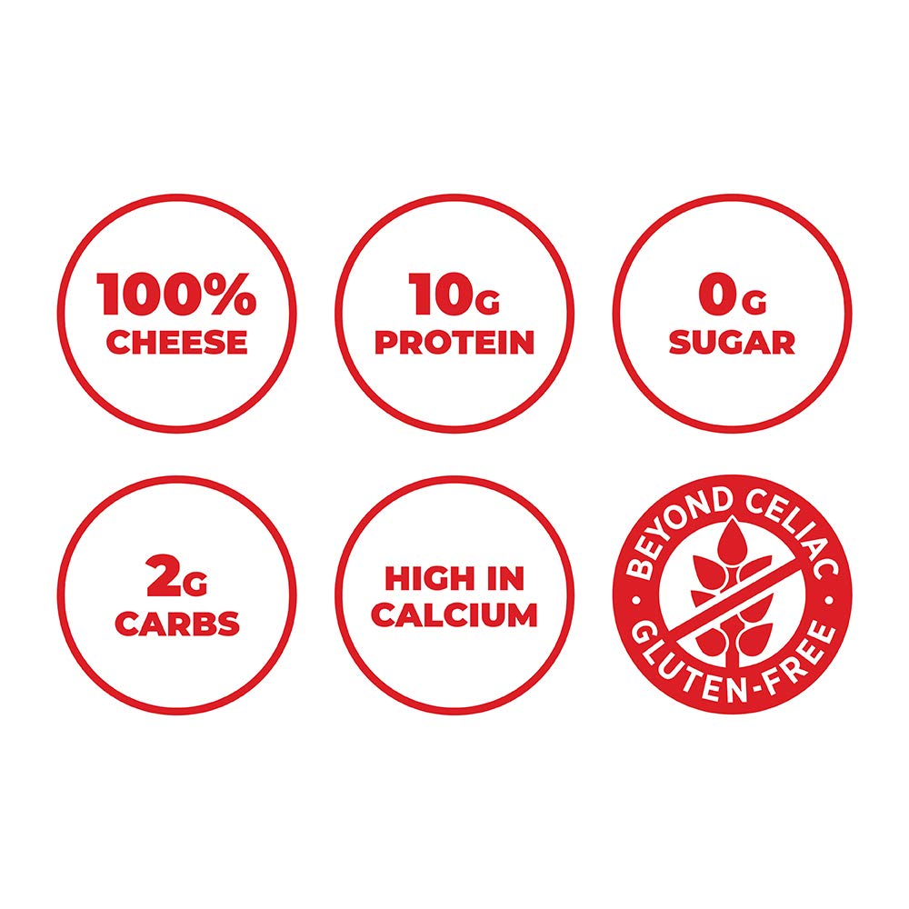 Moon Cheese (2oz.) 3-Flavor Variety Pack - High-quality Cheese Snacks by Moon Cheese at BariatricPal Store