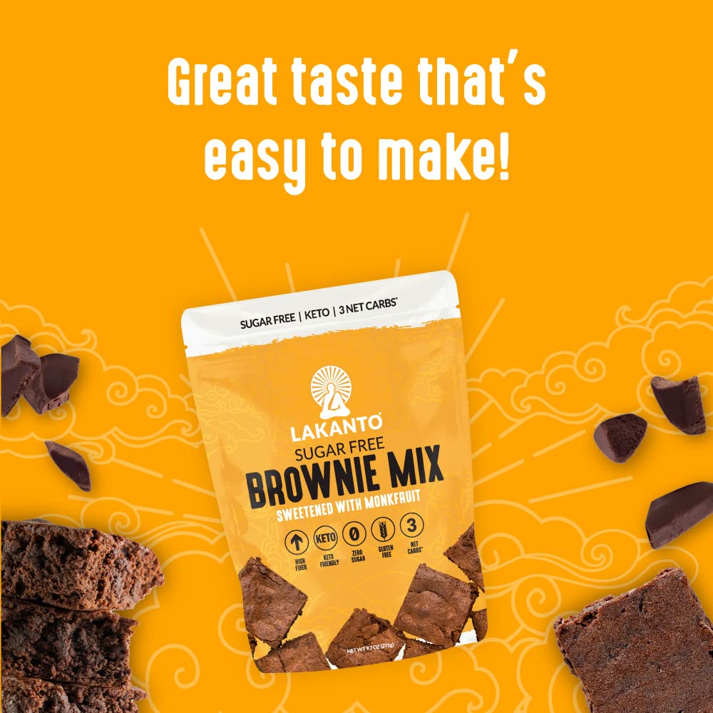 Lakanto Sugar-Free Brownie Mix - High-quality Baking Mix by Lakanto at BariatricPal Store