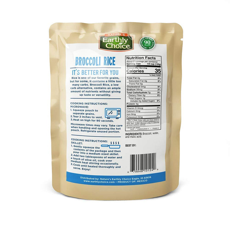 Nature's Earthly Choice Broccoli Rice 8.5 oz - High-quality Vegetarian/Vegan by Nature's Earthly Choice at 