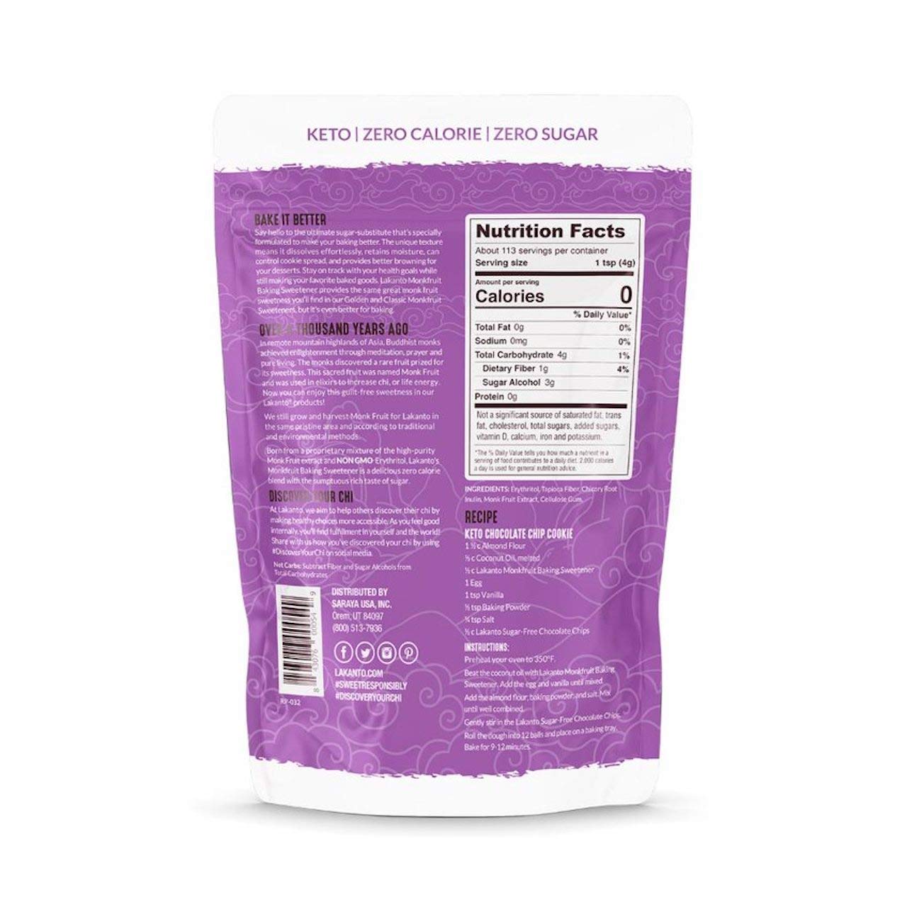 Lakanto Sugar Free Monkfruit Sweetener Baking Mix - High-quality Baking Mix by Lakanto at BariatricPal Store