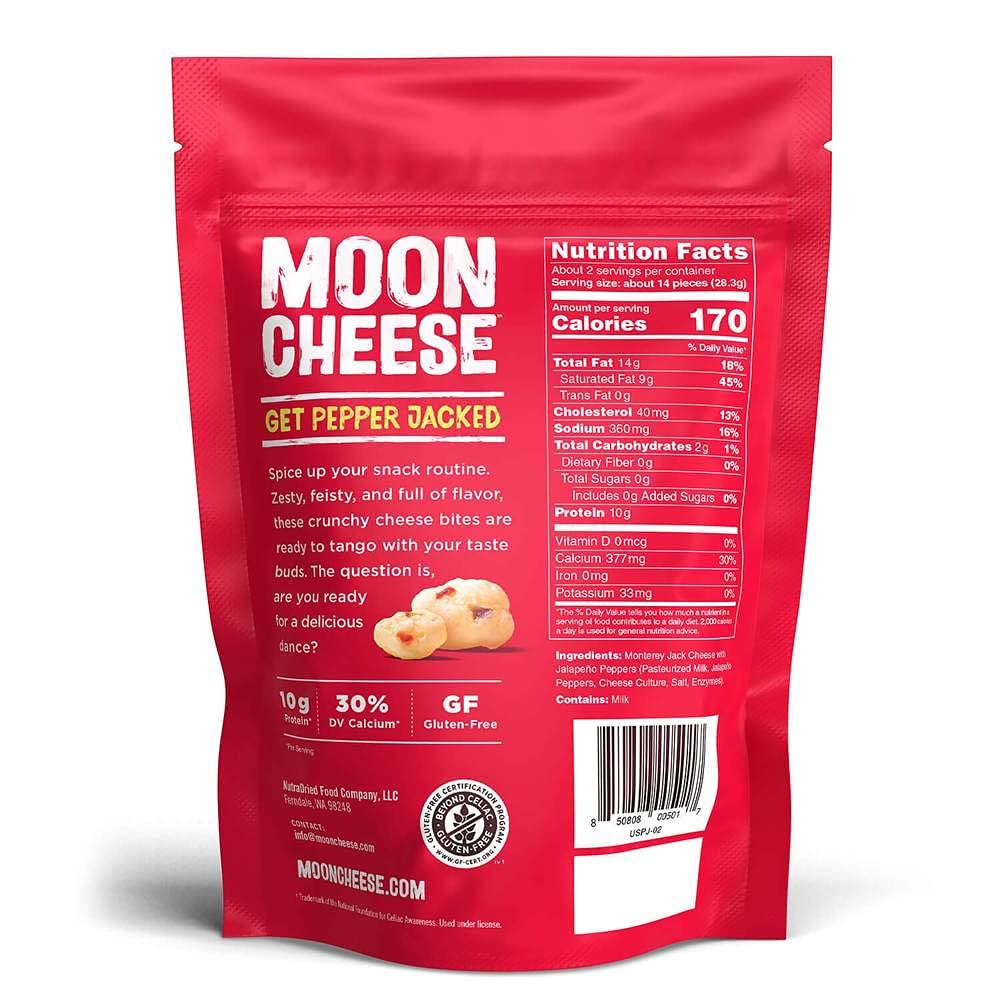 Moon Cheese (2oz.) - Get Pepper Jacked - High-quality Cheese Snacks by Moon Cheese at BariatricPal Store