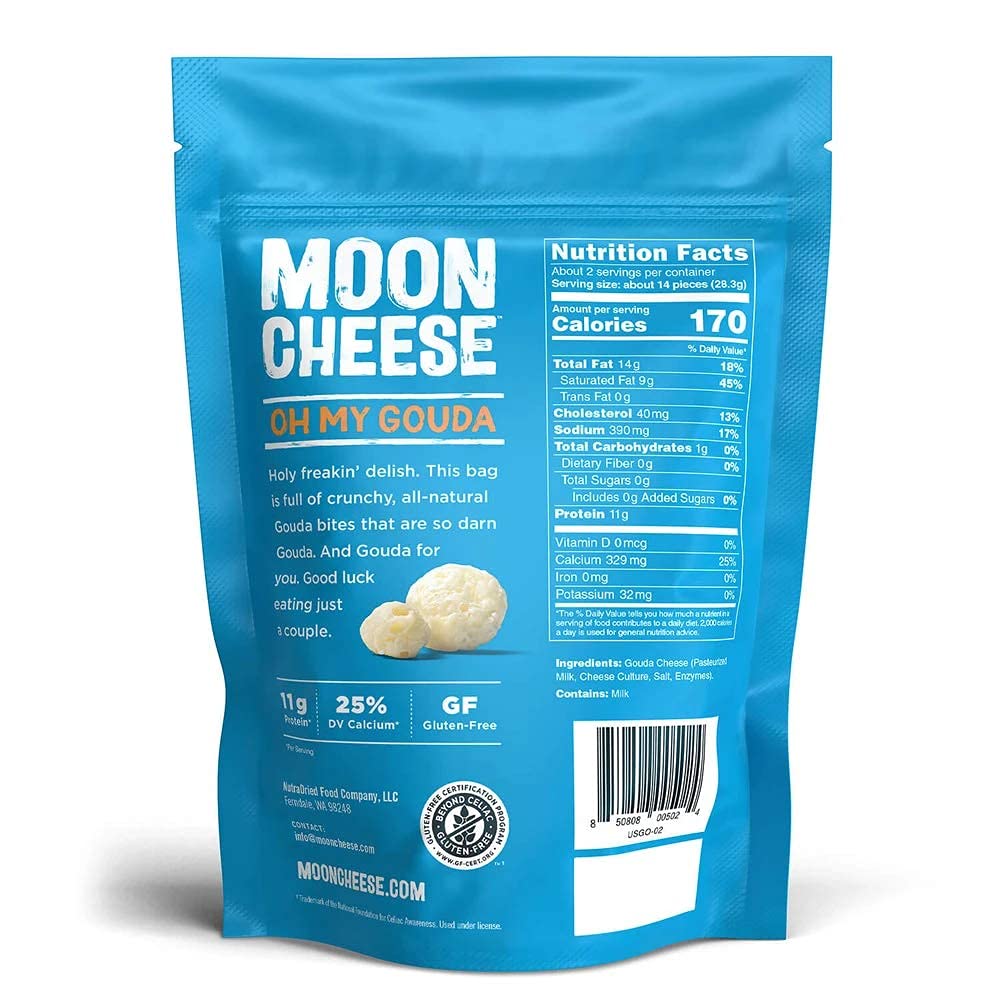Moon Cheese (2oz.) - Oh My Gouda - High-quality Cheese Snacks by Moon Cheese at BariatricPal Store