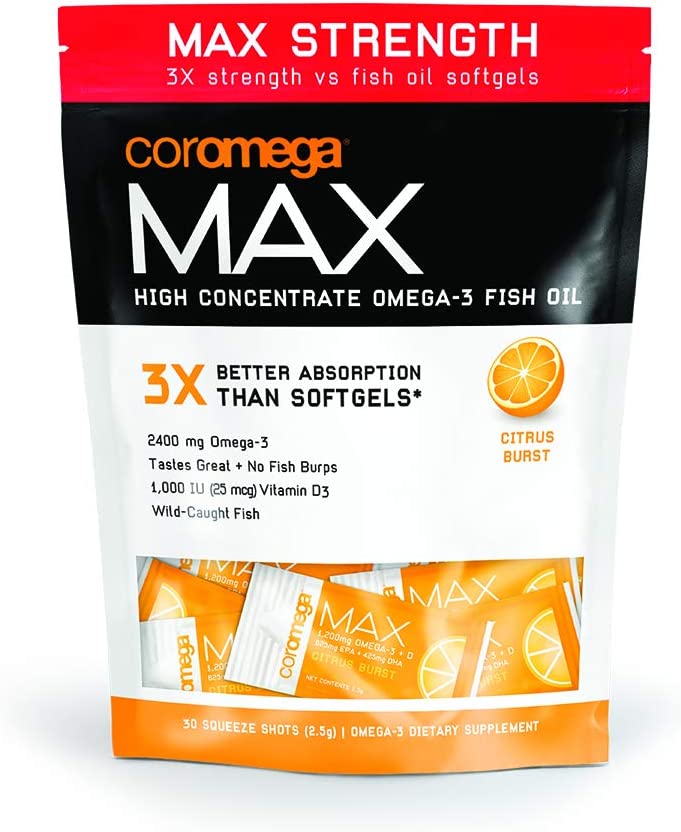 Max Omega-3 Fish Oil Supplement by Coromega - High-quality Omega-3 by Coromega at BariatricPal Store