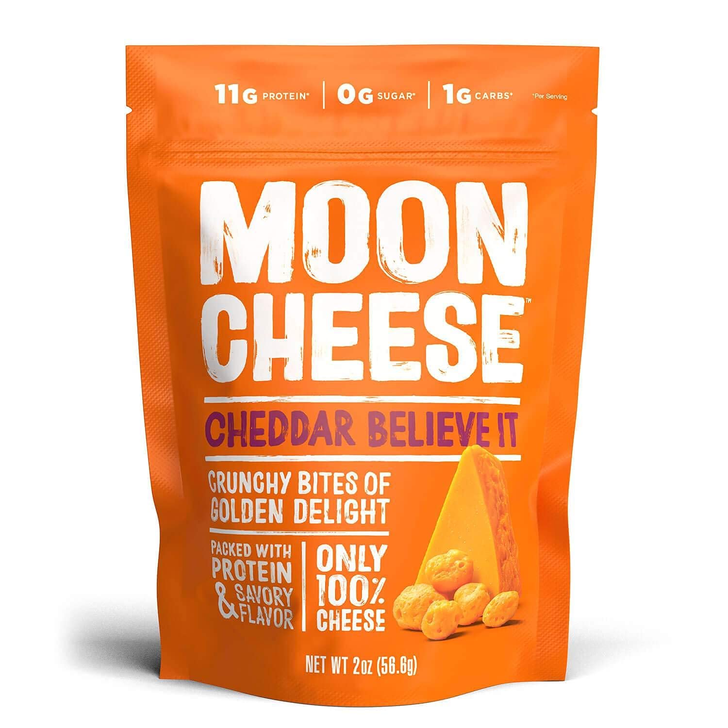 Moon Cheese (2oz.) - Cheddar Believe It - High-quality Cheese Snacks by Moon Cheese at BariatricPal Store