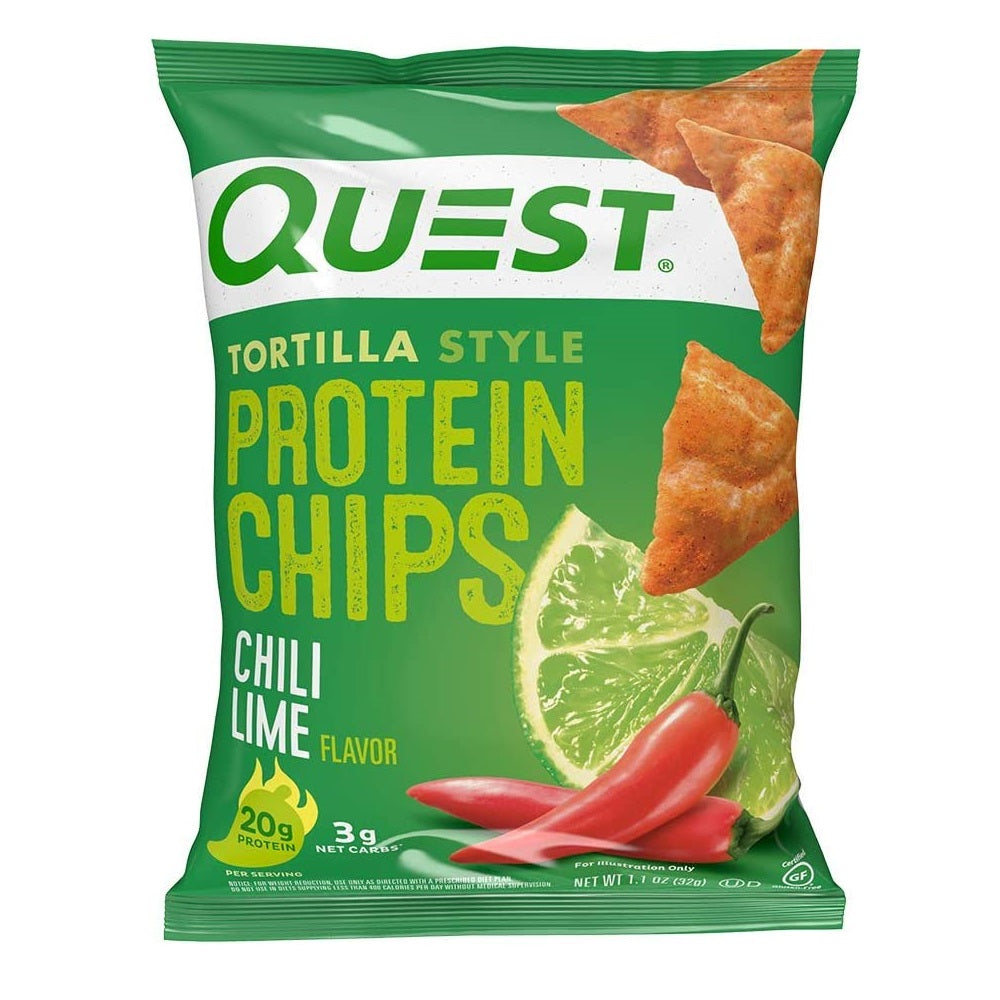 Quest Tortilla Style Protein Chips - Chili Lime - High-quality Protein Chips by Quest Nutrition at BariatricPal Store