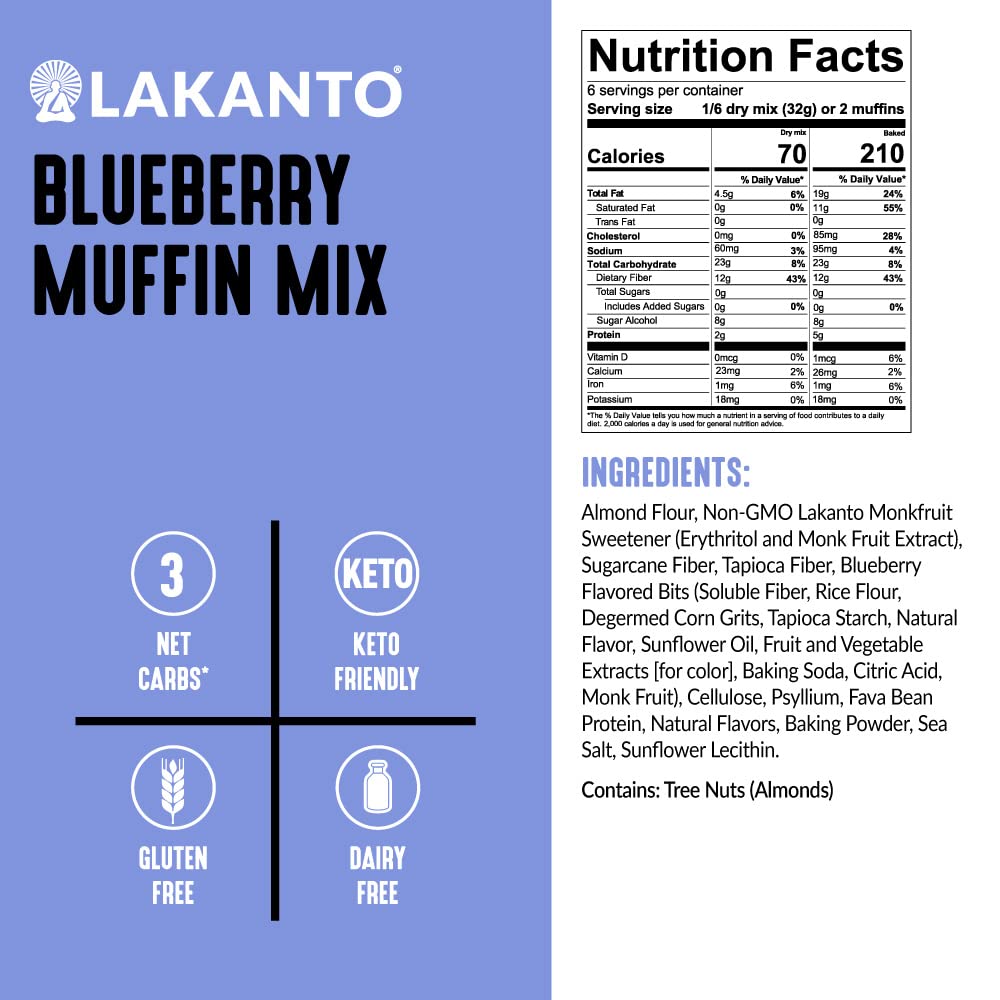 Lakanto Sugar-Free Muffin Mix - High-quality Baking Mix by Lakanto at BariatricPal Store