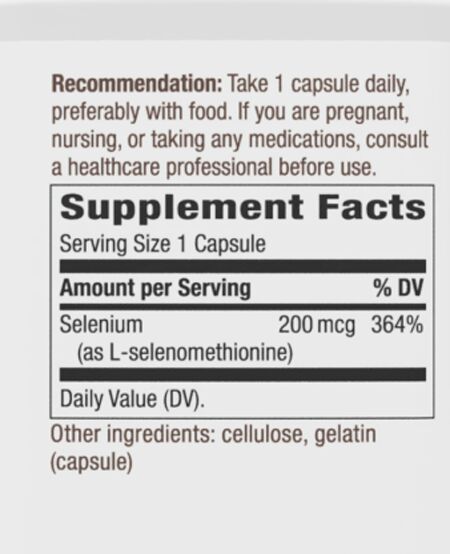Nature's Way Selenium 100 capsules - High-quality Antioxidants by Nature's Way at BariatricPal Store