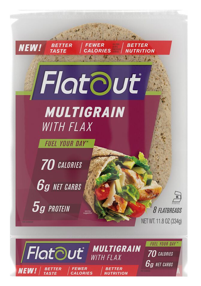#Flavor_Multi Grain with Flax #Size_8 flatbreads