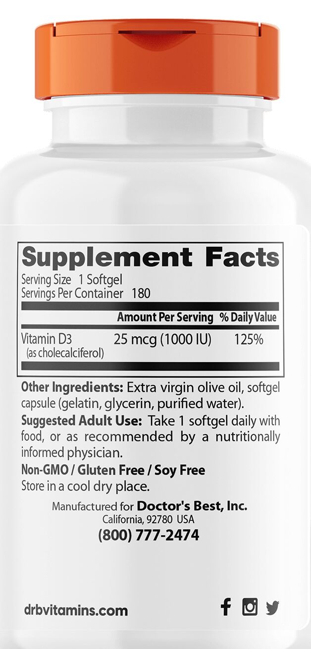 #Dosage_1000 IU #Size_180 softgels