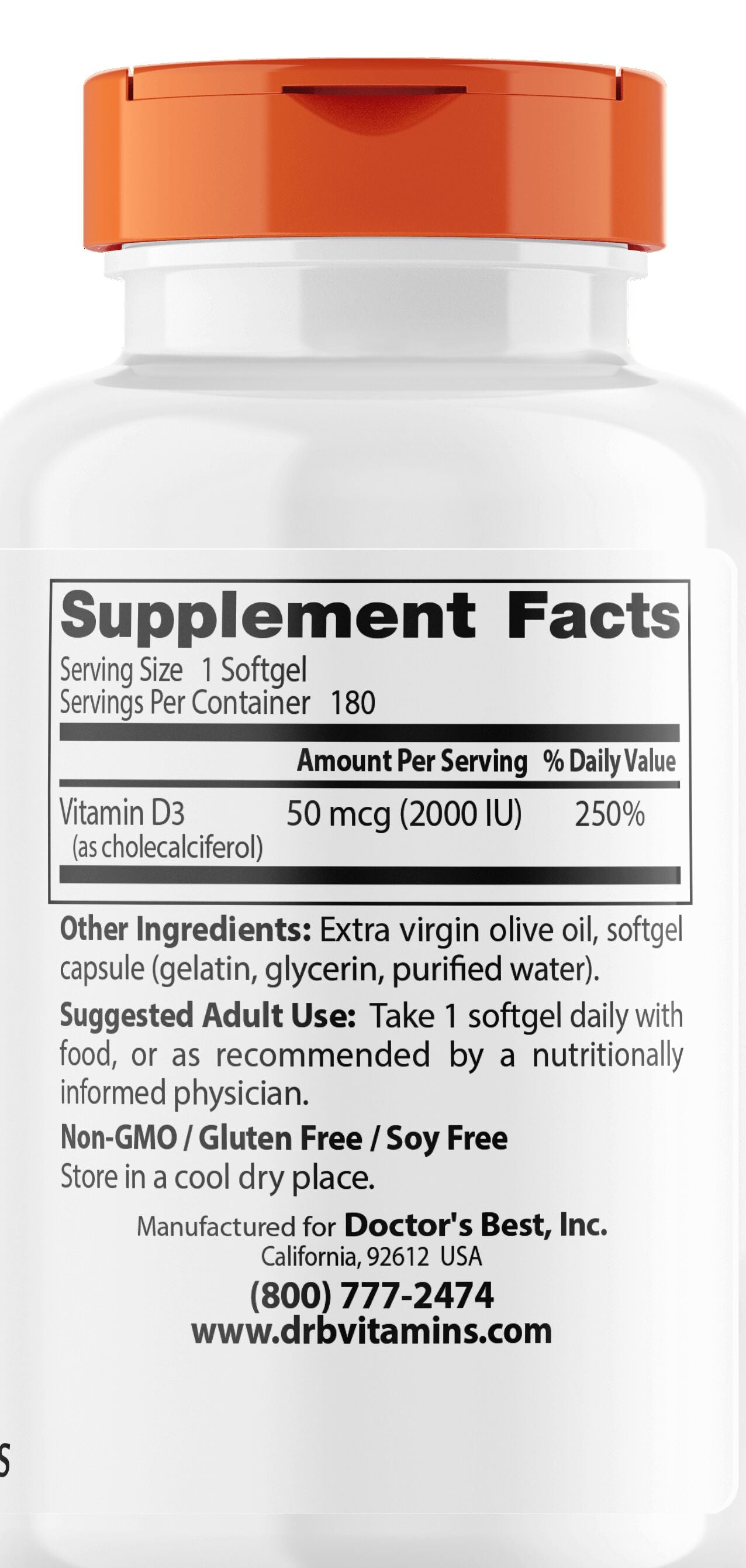 #Dosage_2000 IU #Size_180 softgels