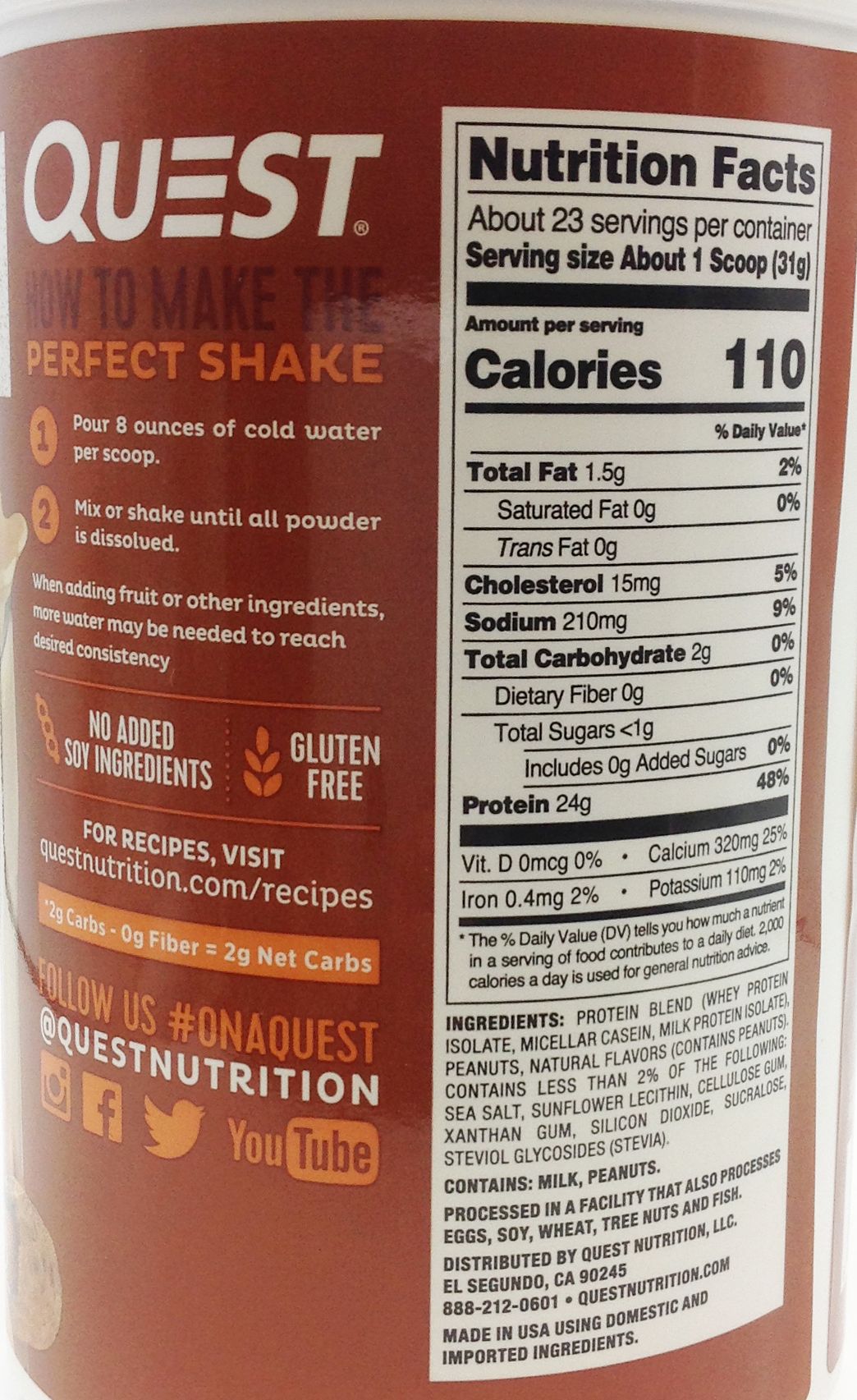 #Flavor_Peanut Butter #Size_1.6 lb.