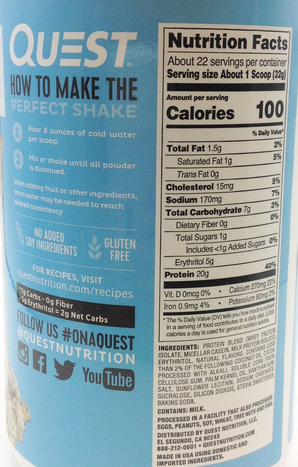 #Flavor_Cookies & Cream #Size_1.6 lb.