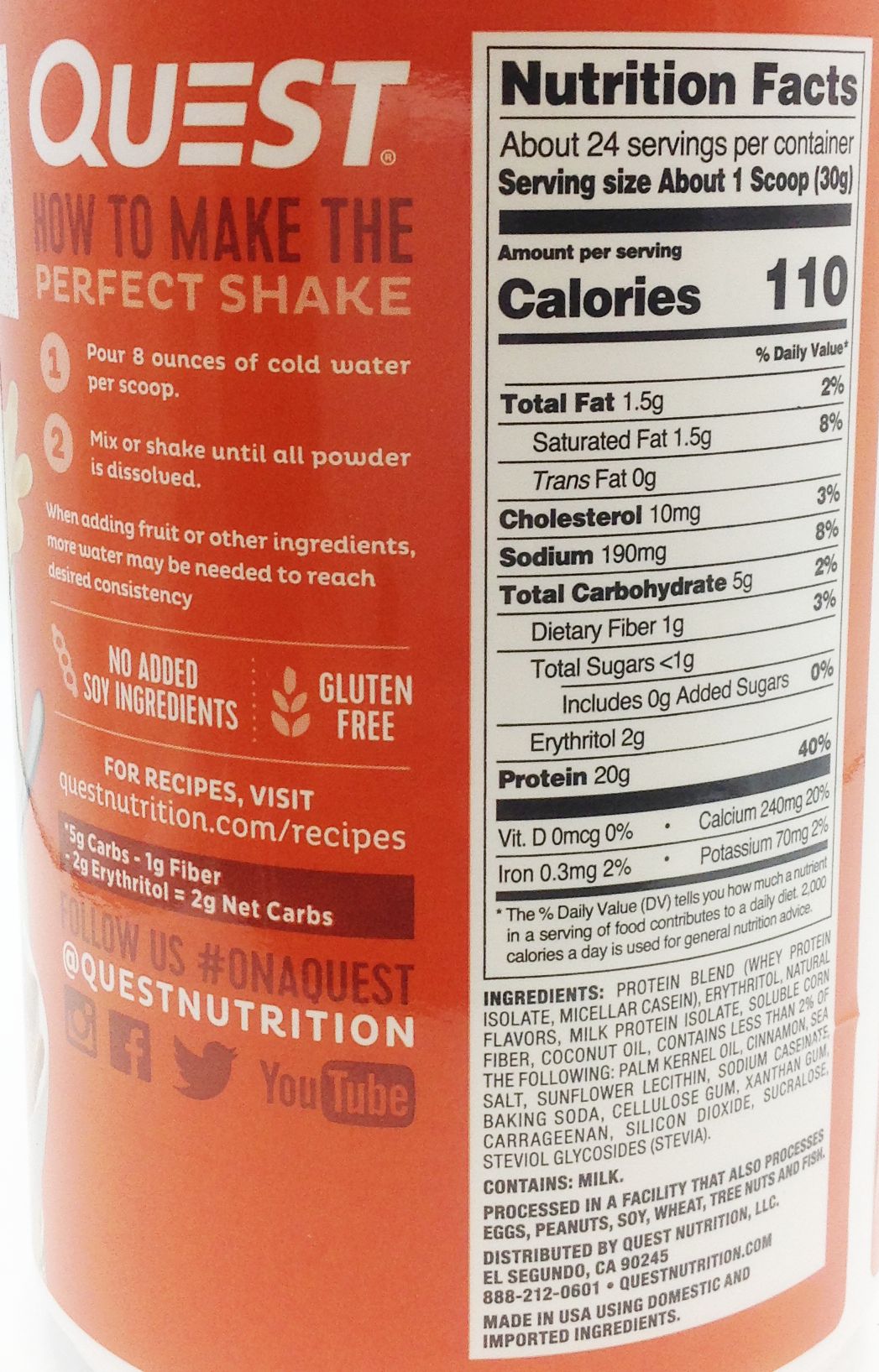 #Flavor_Cinnamon Crunch #Size_1.6 lb.