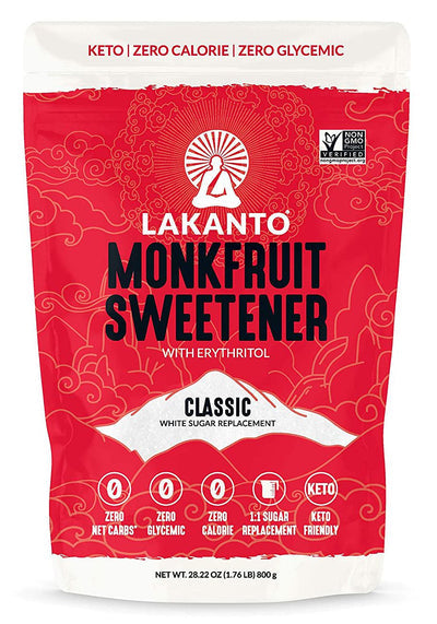 Lakanto Monkfruit Sugar Replacement - Classic - High-quality Sweetener by Lakanto at BariatricPal Store