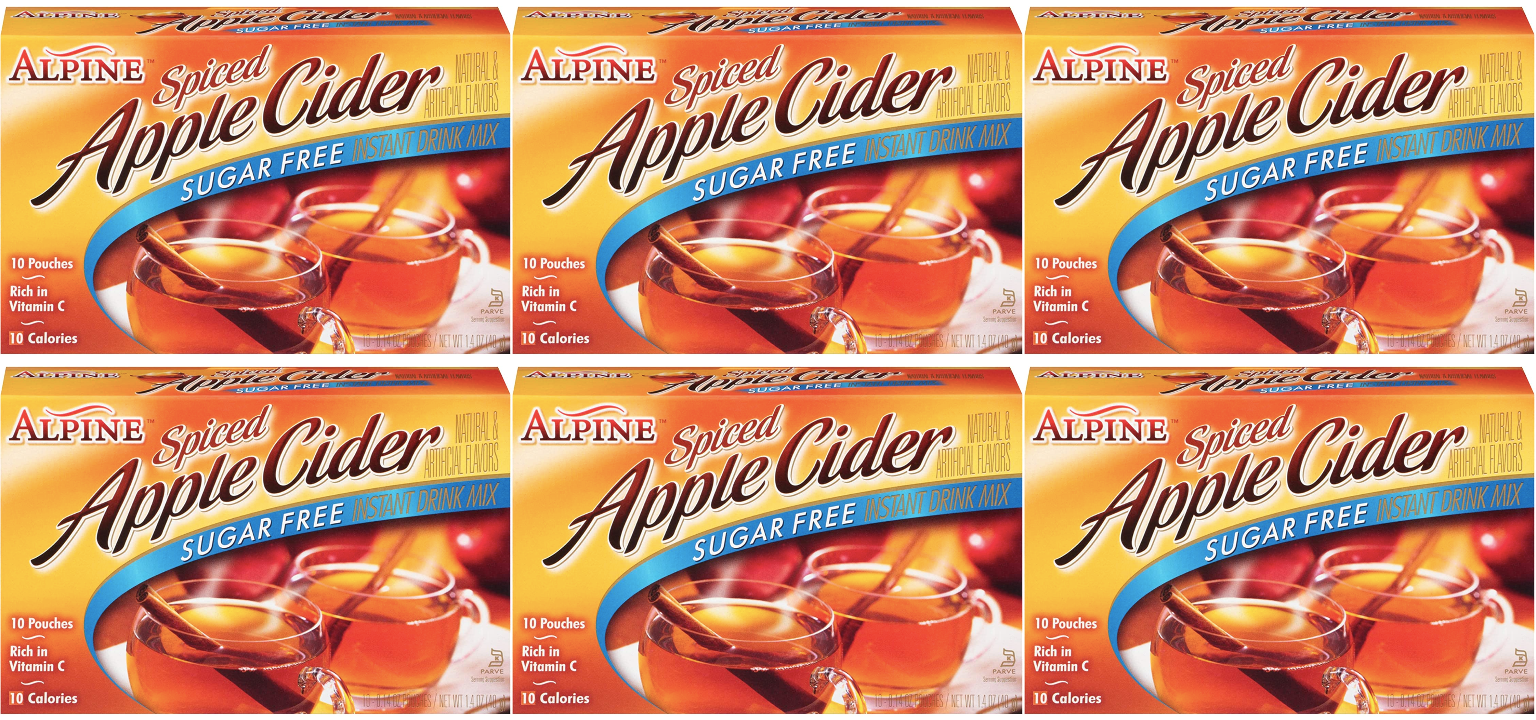 Alpine Cider Sugar Free Spiced Apple Cider 10 pouches - High-quality Beverages by Alpine Cider at BariatricPal Store