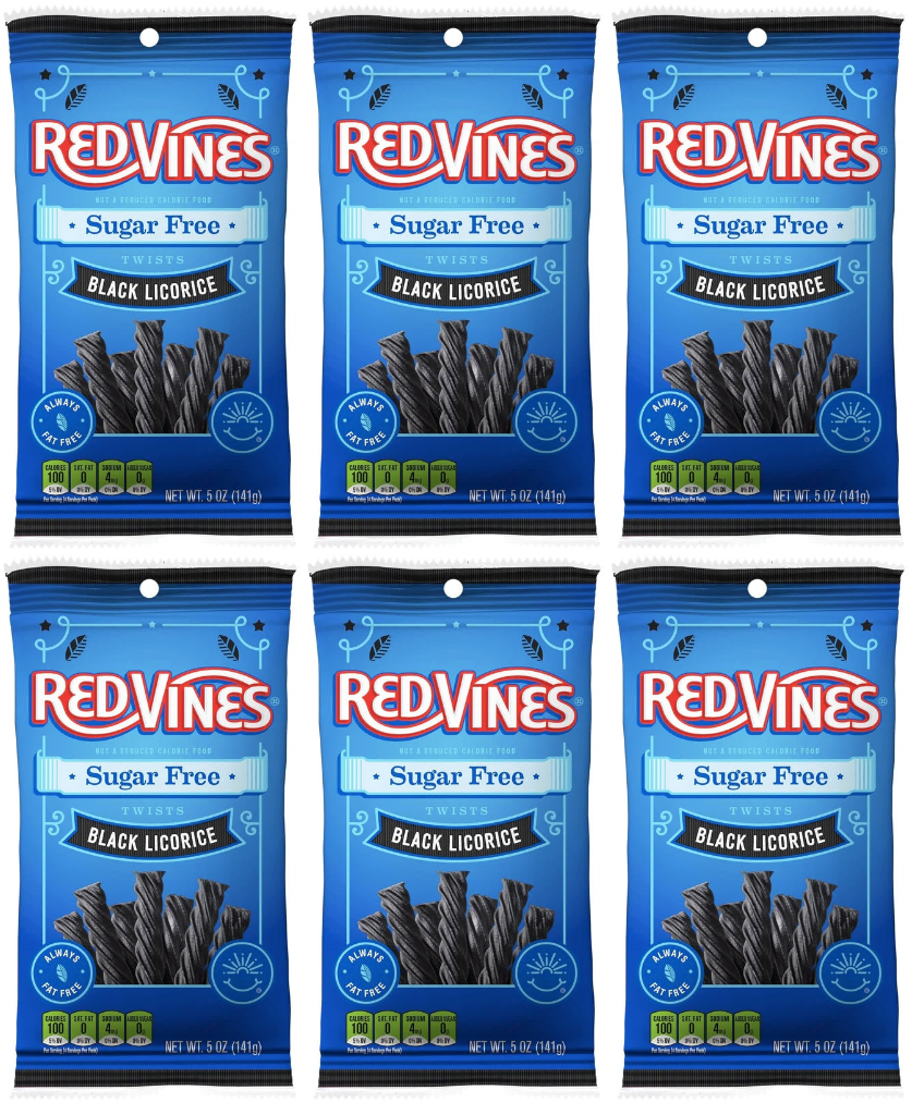 American Licorice Company Sugar Free Red Vines 5oz Bag - High-quality Kosher by American Licorice Company at BariatricPal Store