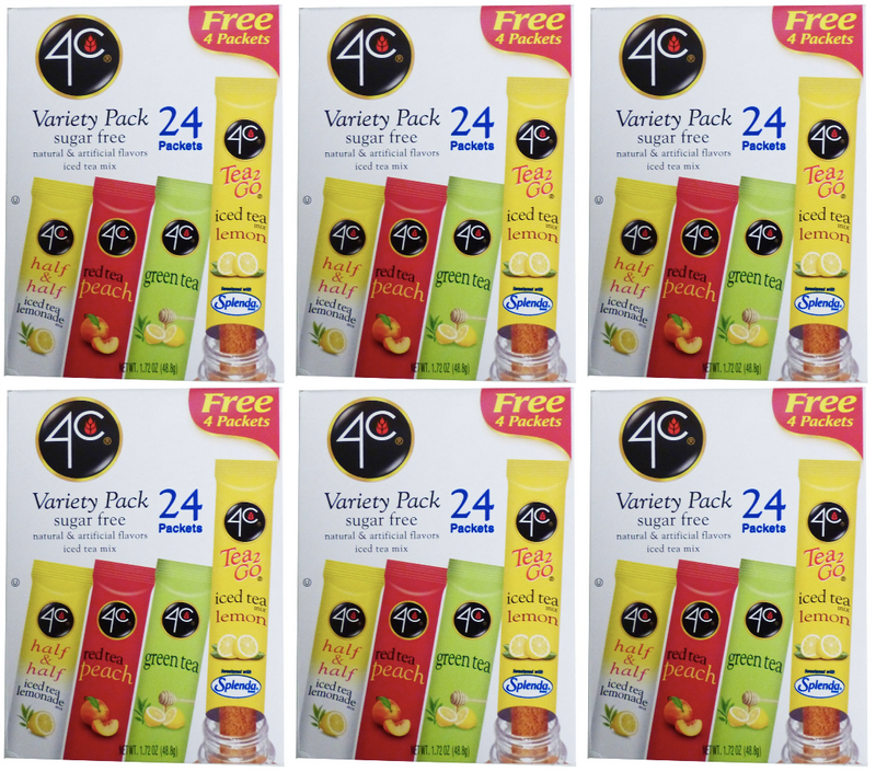 4C Sugar Free Iced Tea Drink Mix Sticks (24 stick box) - High-quality Beverages by 4C at 