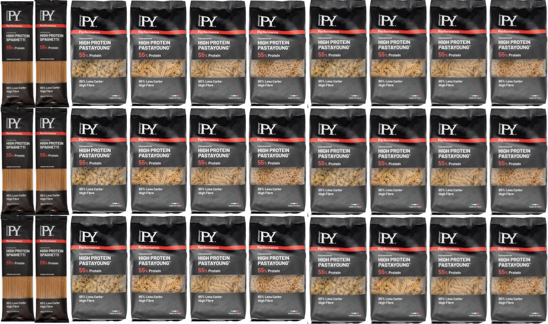 High Protein Pasta by Pasta Young - Variety Pack - High-quality Pasta by Pasta Young at 