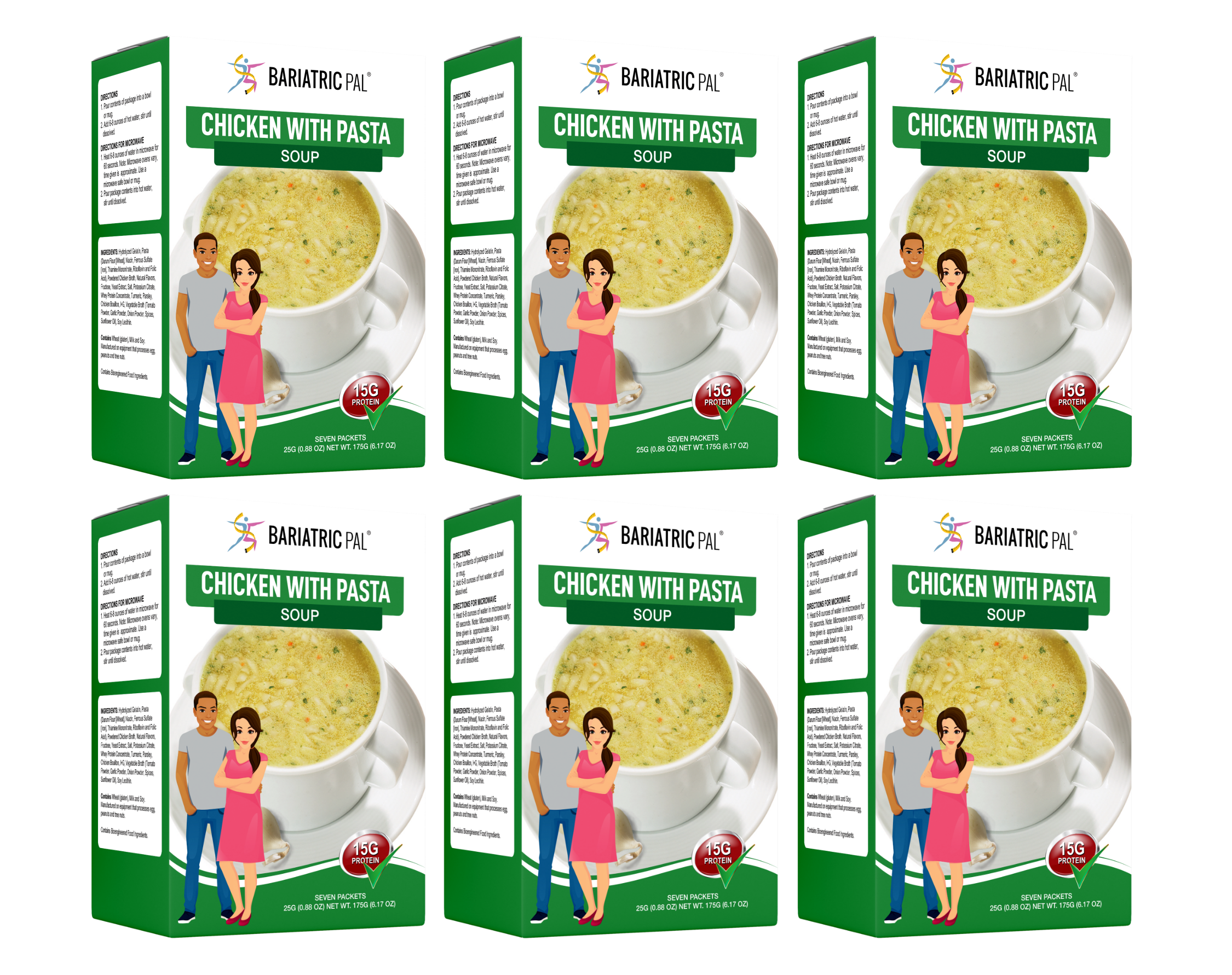 BariatricPal Protein Soup - Chicken with Pasta - High-quality Soups by BariatricPal at BariatricPal Store