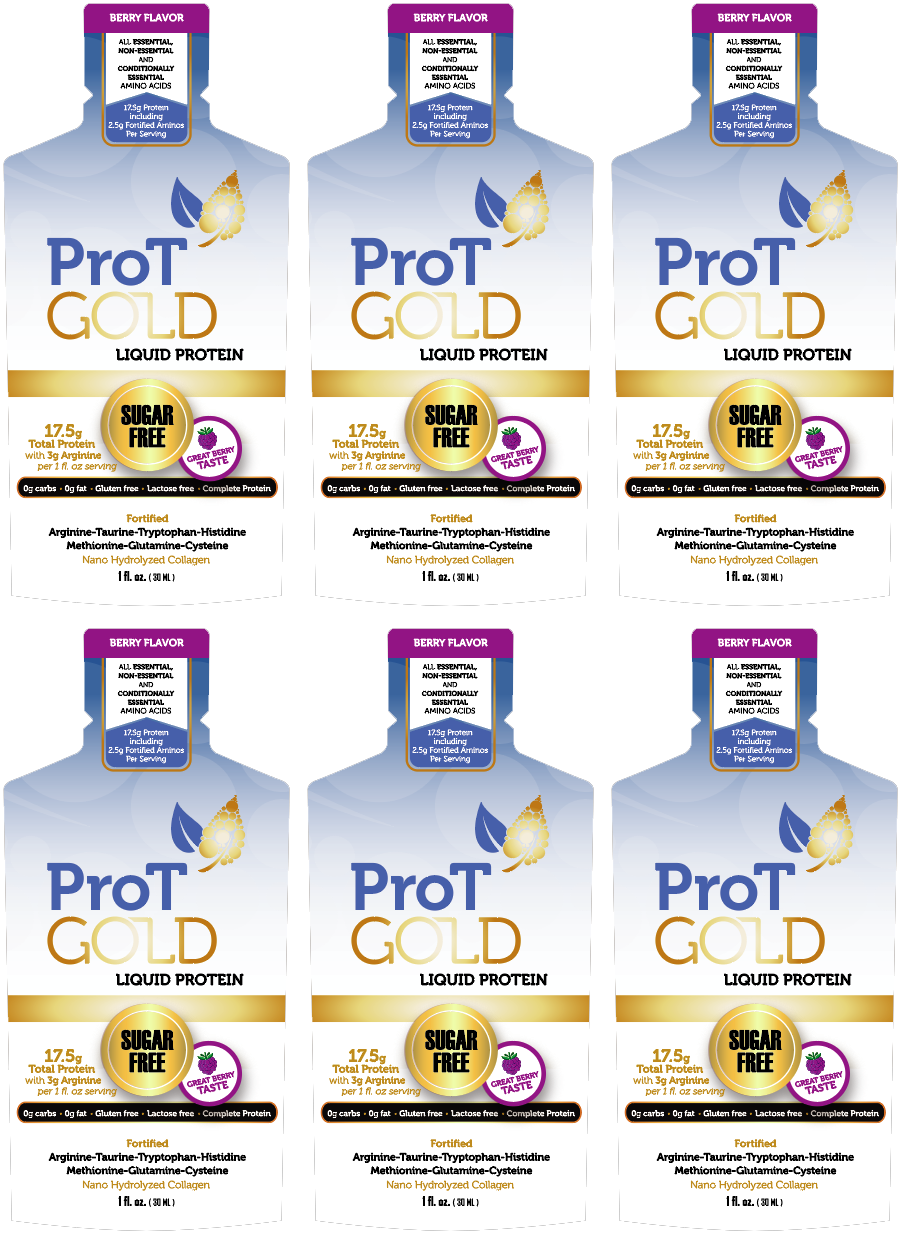 Liquid Collagen Protein Packets by ProT Gold - High-quality Liquid Protein by ProT Gold at BariatricPal Store