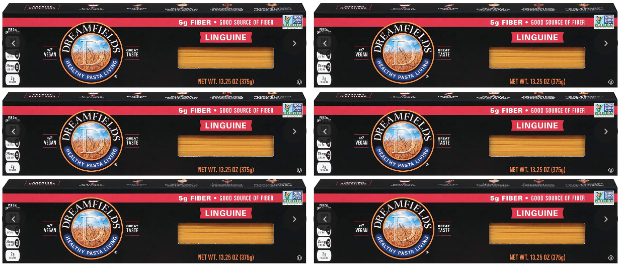 #Flavor_Linguine #Size_6 Boxes