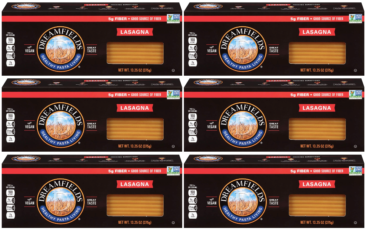 #Flavor_Lasagna #Size_6 Boxes