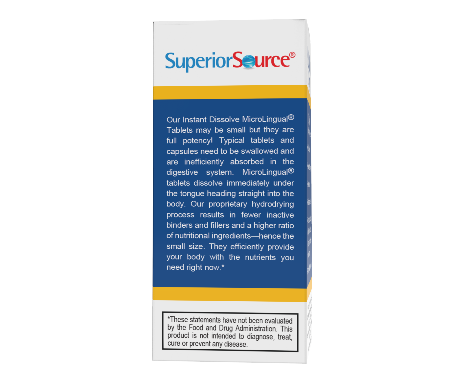 Superior Source Extra Strength Melatonin 25mg MicroLingual® Instant Dissolve Tablets - High-quality Melatonin by Superior Source at BariatricPal Store