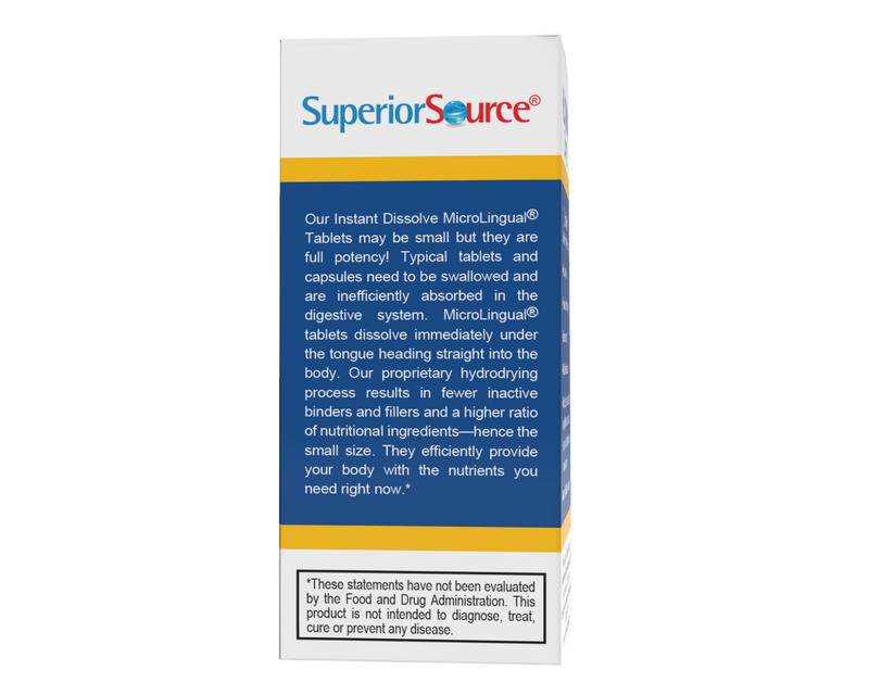 Superior Source Extra Strength Melatonin 25mg MicroLingual® Instant Dissolve Tablets - High-quality Melatonin by Superior Source at 