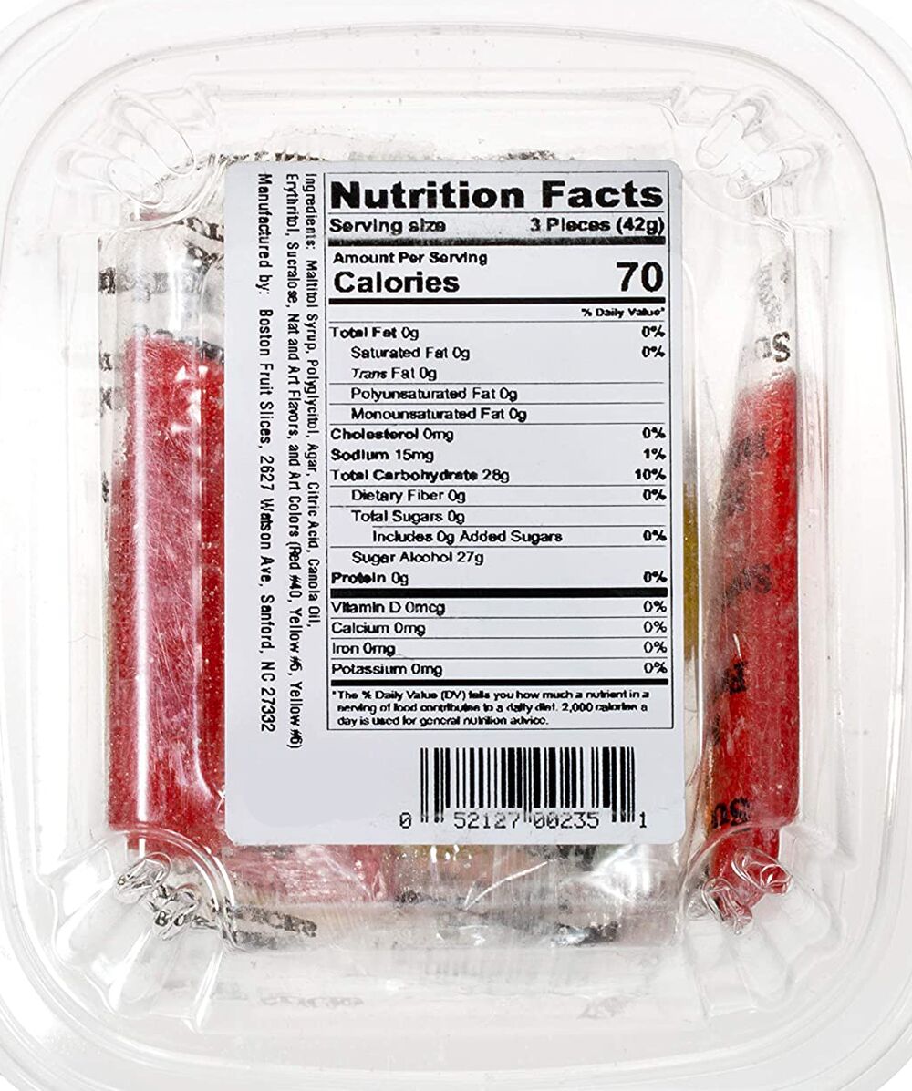 Boston Fruit Slices Sugar Free Fruit Slices 5 oz (142g) - High-quality Kosher by Boston Fruit Slices at BariatricPal Store