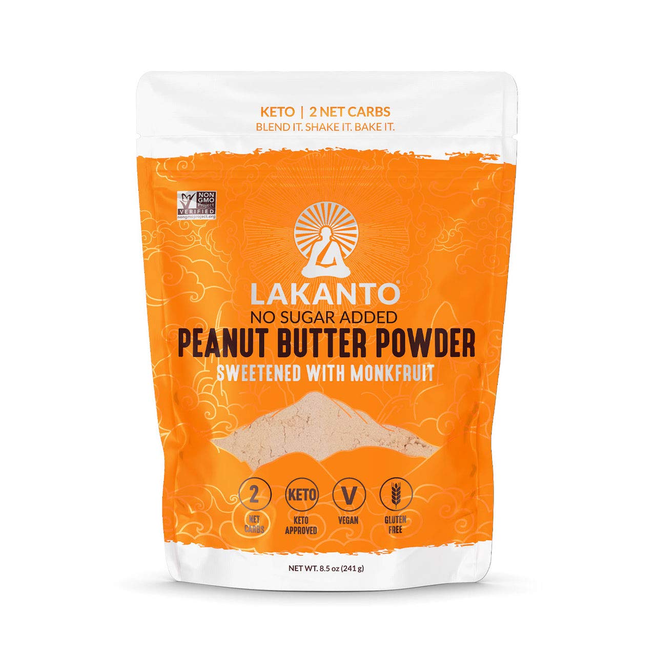 Lakanto Powdered Peanut Butter - Sweetened with Monkfruit - High-quality Peanut Butter by Lakanto at BariatricPal Store