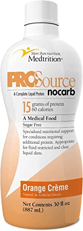 ProSource NoCarb Liquid 15g Collagen & Whey Protein by Medtrition