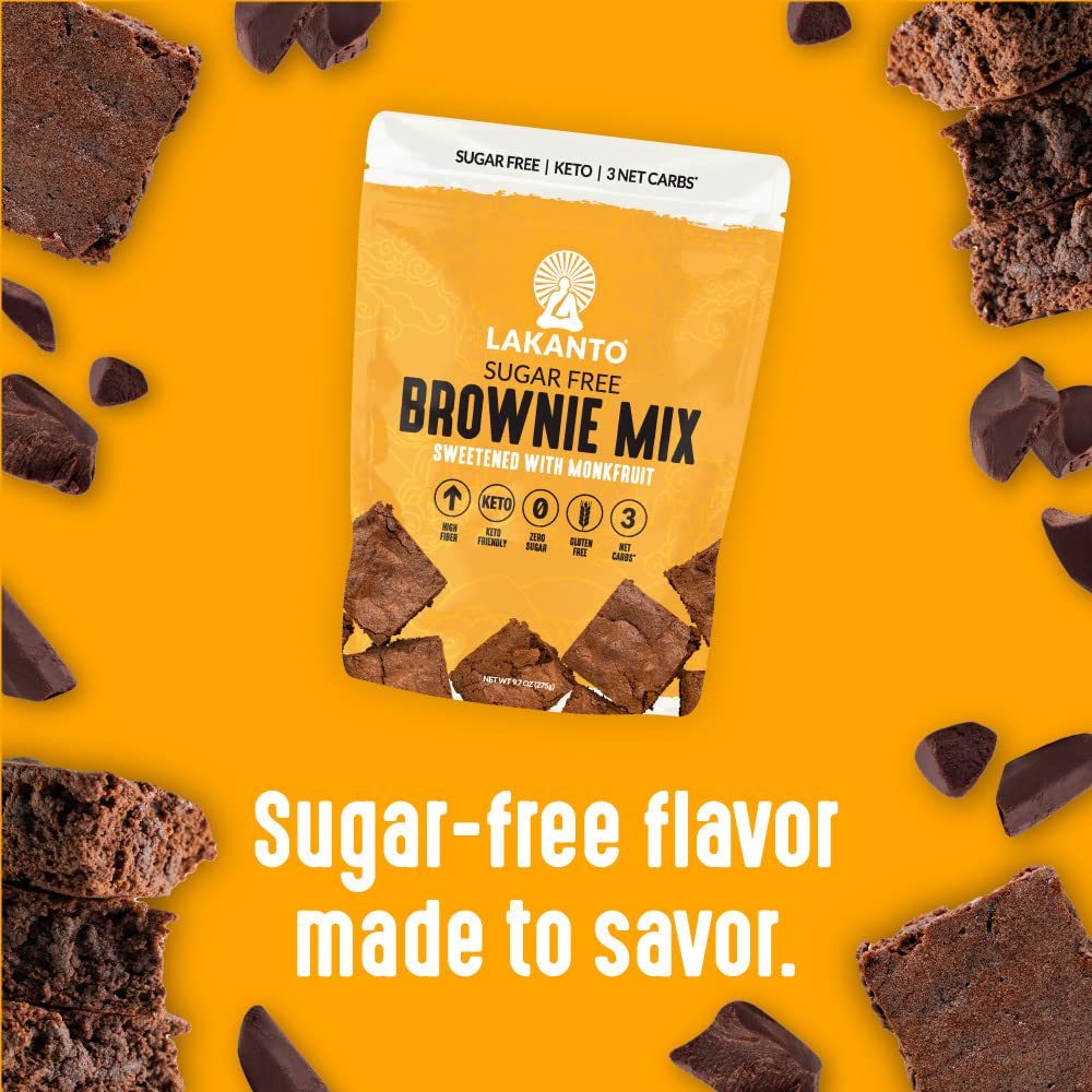 Lakanto Sugar-Free Brownie Mix - High-quality Baking Mix by Lakanto at BariatricPal Store