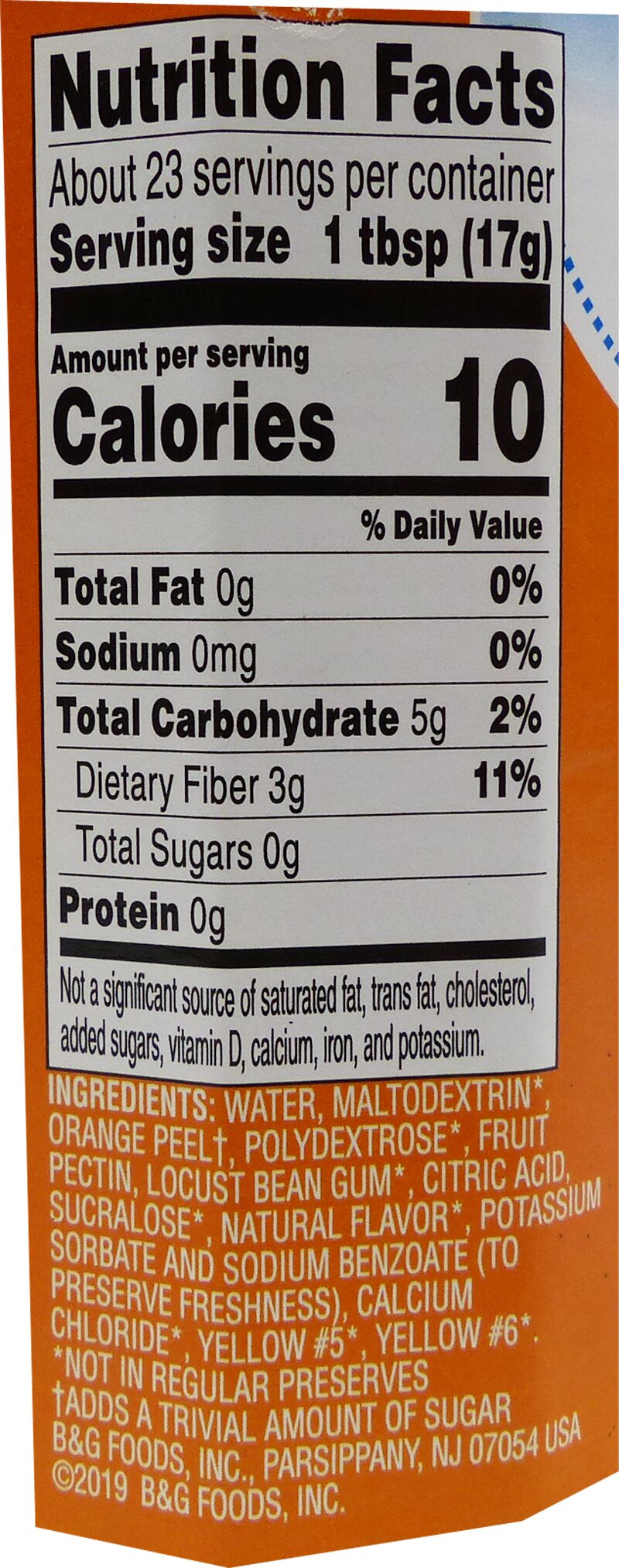 Polaner Sugar Free Marmalade with Fiber 13.5 oz - High-quality Breakfast Foods by Polaner at BariatricPal Store