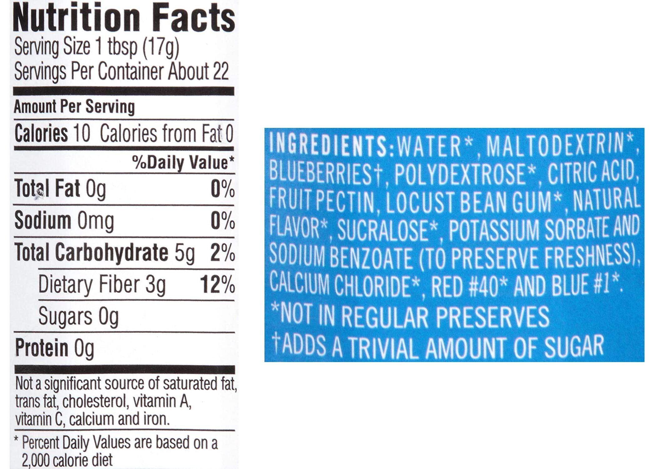 #Flavor_Blueberry, 13 oz