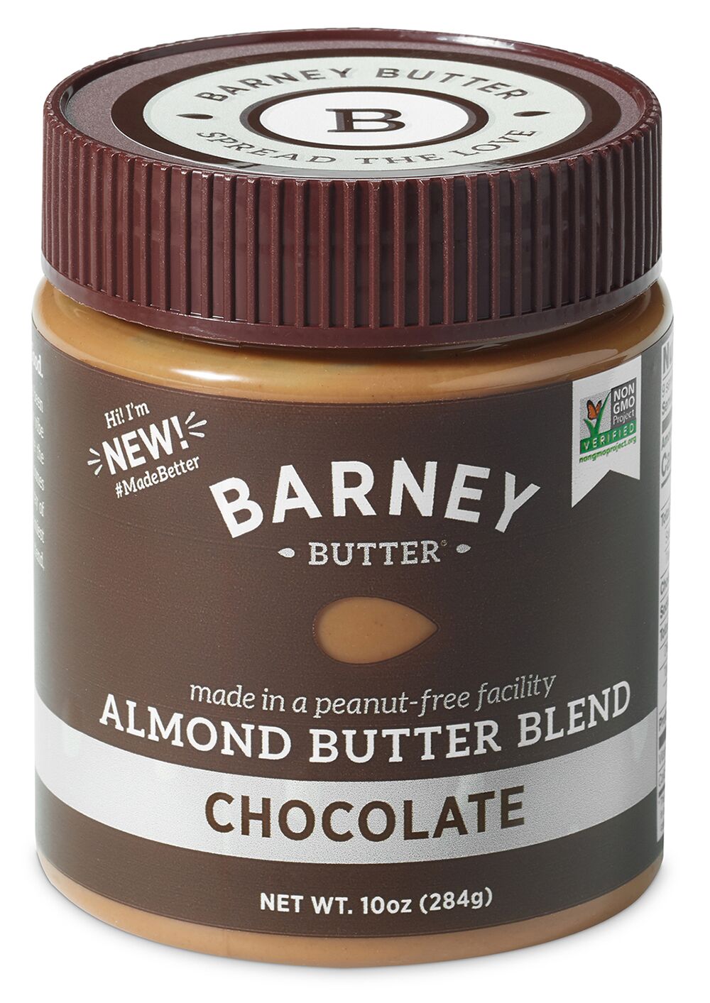 Barney Butter Almond Butter Blend - Chocolate 10 oz - High-quality Nuts, Seeds and Fruits by Barney Butter at BariatricPal Store