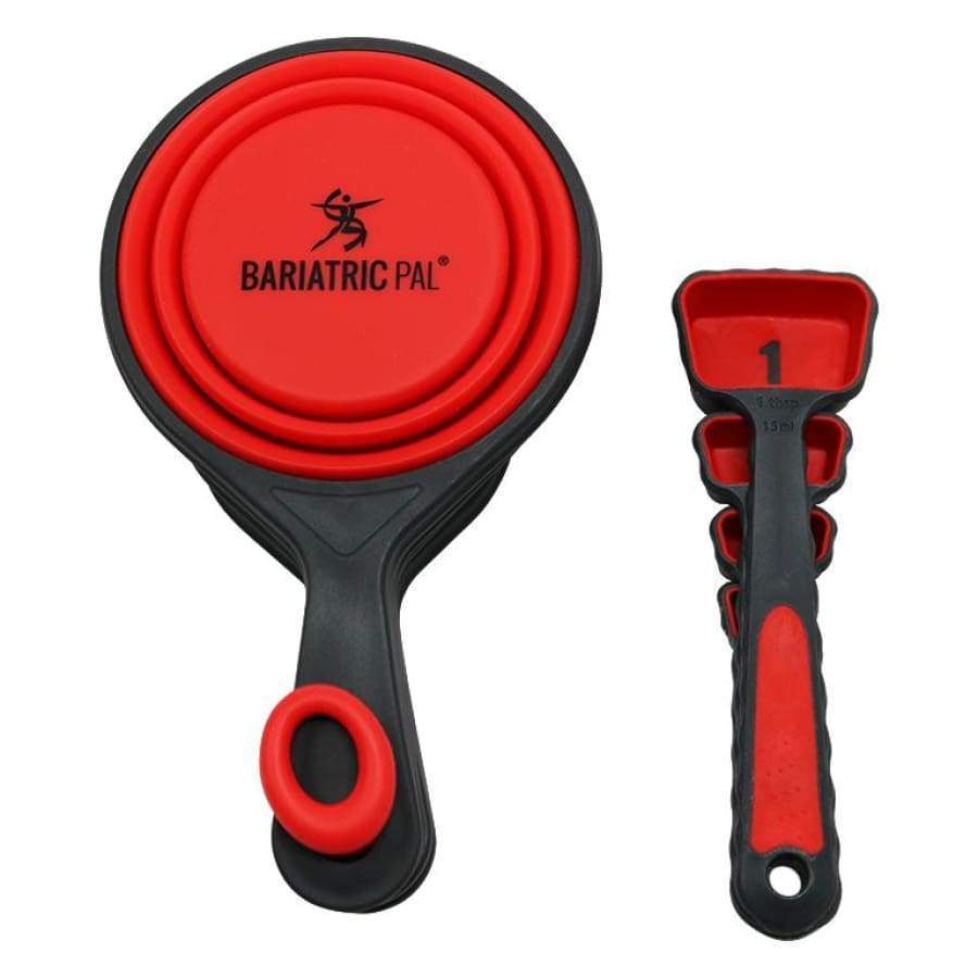 8 Piece Collapsible Measuring Cups and Spoons Set by BariatricPal - High-quality Dinnerware by BariatricPal at BariatricPal Store