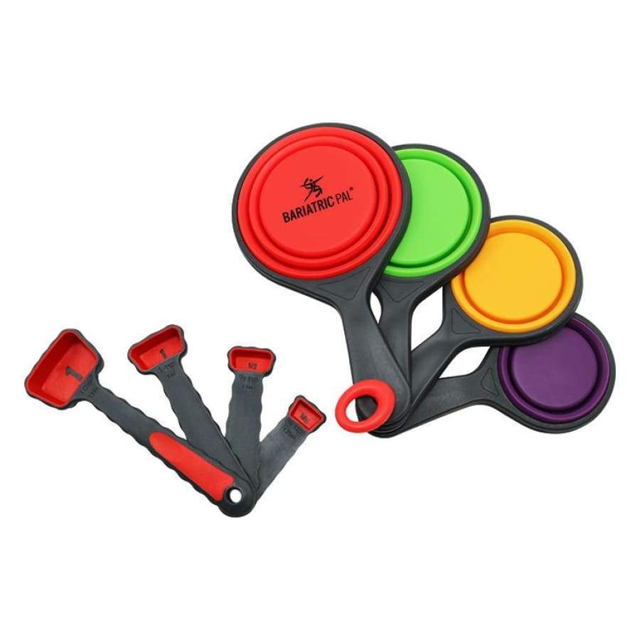 8 Piece Collapsible Measuring Cups and Spoons Set by BariatricPal - High-quality Dinnerware by BariatricPal at BariatricPal Store