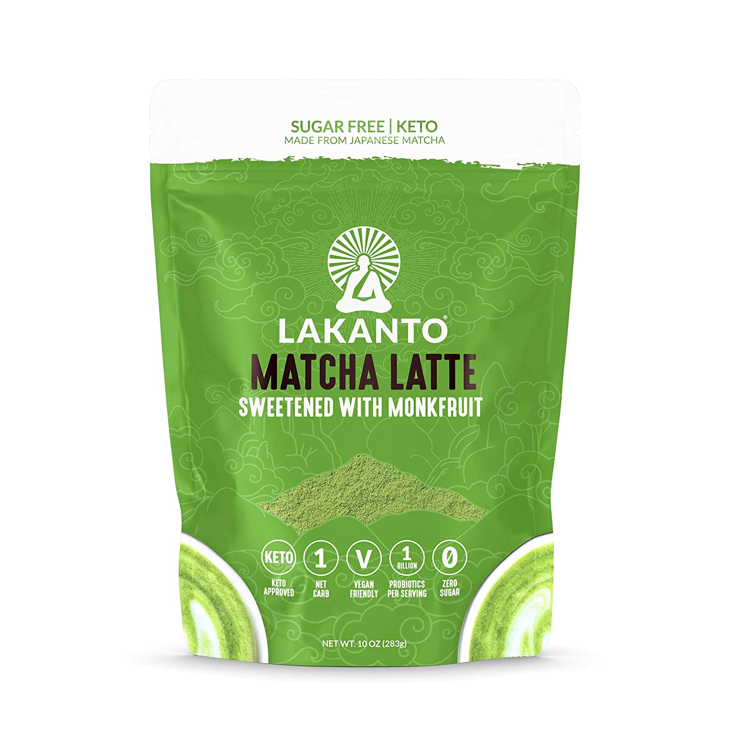 Lakanto Sugar-Free Hot or Cold Matcha Latte Drink - High-quality Hot Drinks by Lakanto at BariatricPal Store