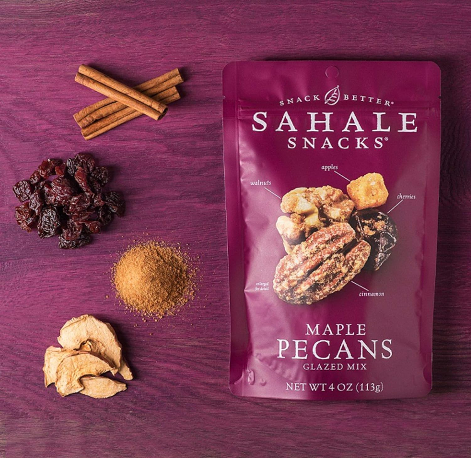 Sahale Snacks Maple Pecans Glazed Mix 4oz Bag - High-quality Nuts, Seeds and Fruits by Sahale Snacks at BariatricPal Store