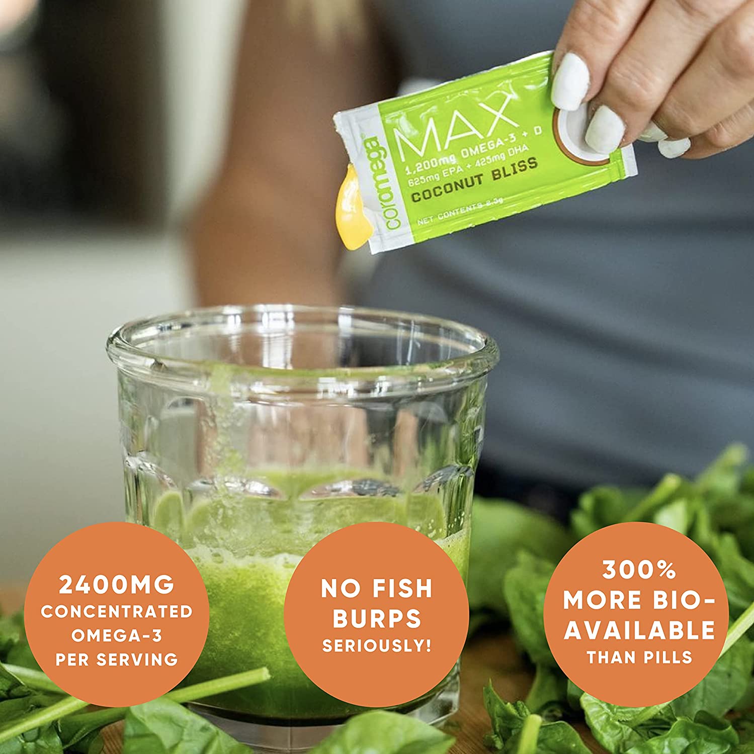 Max Omega-3 Fish Oil Supplement by Coromega - High-quality Omega-3 by Coromega at BariatricPal Store