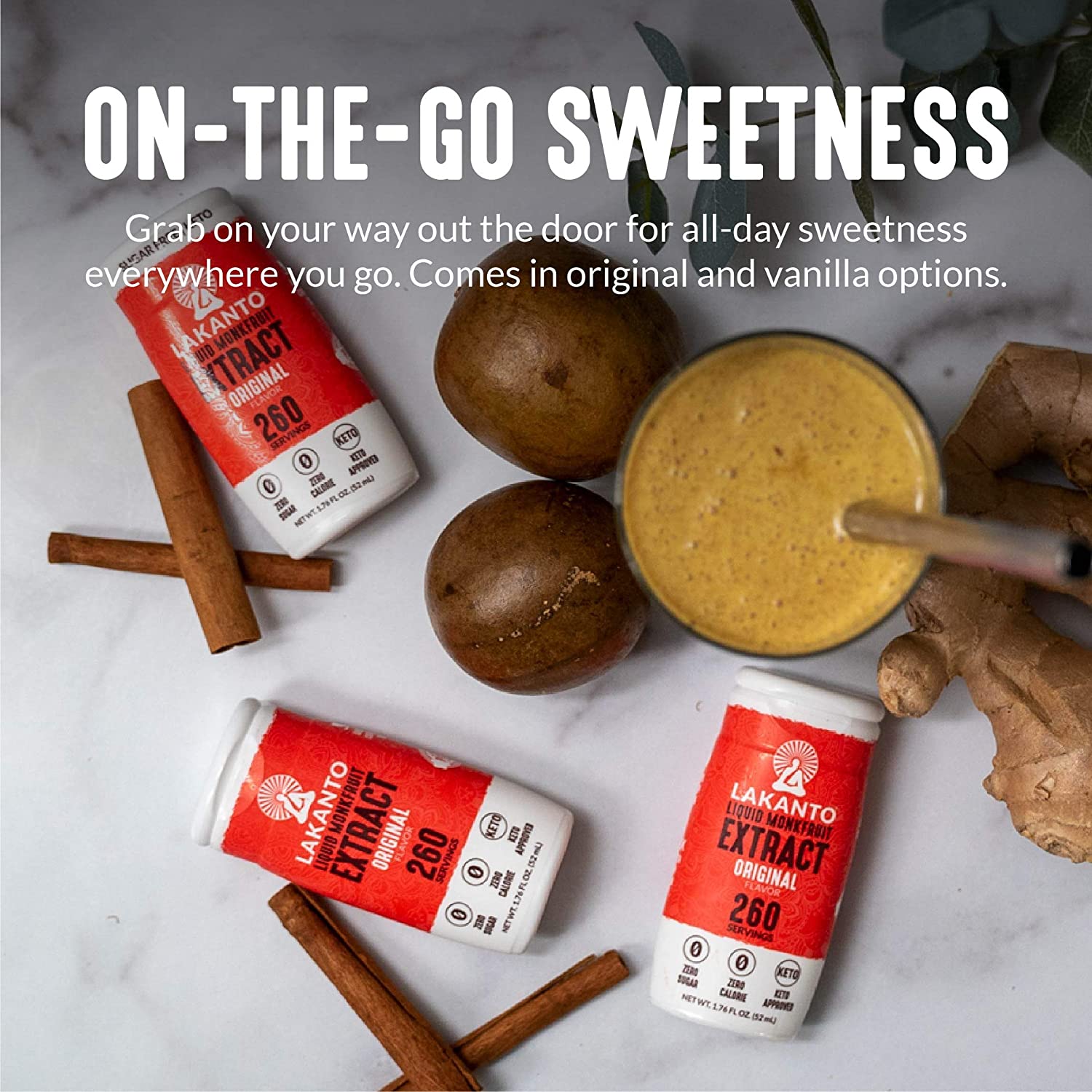 Lakanto Liquid Monkfruit Extract - Original - High-quality Sweetener by Lakanto at BariatricPal Store