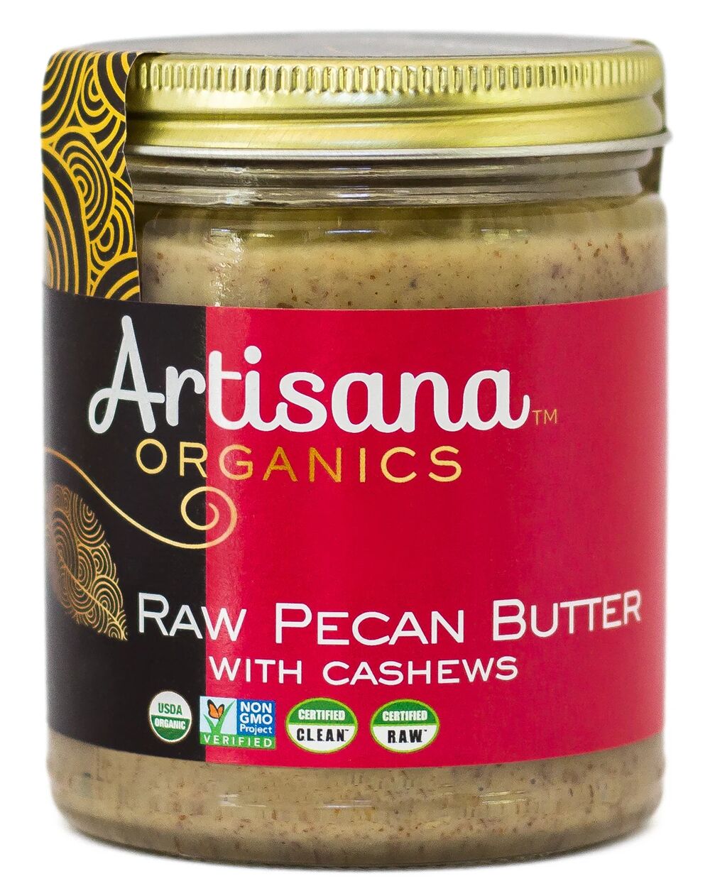 Artisana Raw Pecan Butter with Cashews 8 oz. - High-quality Nuts, Seeds and Fruits by Artisana at BariatricPal Store