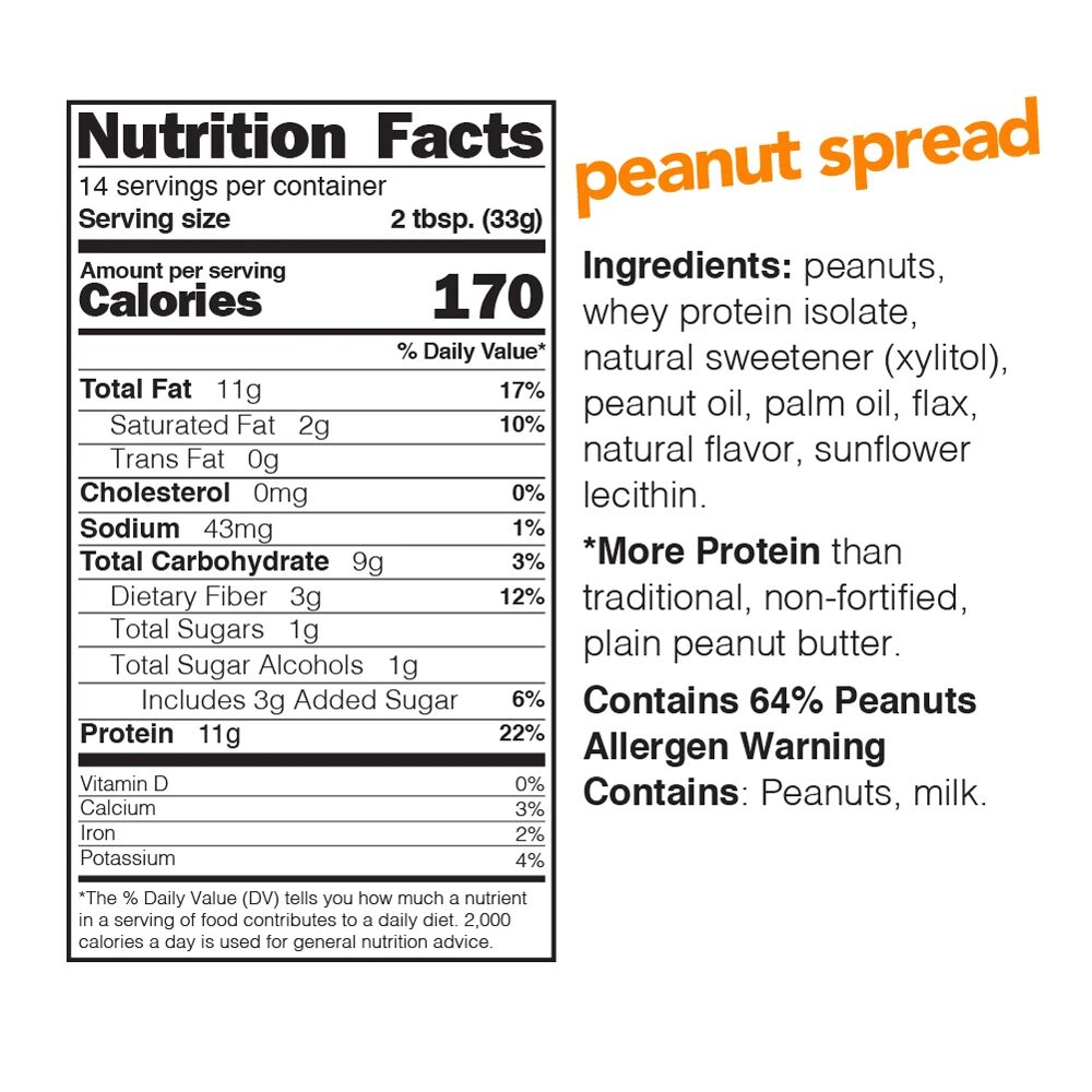 Nuts 'N More High Protein Peanut Butter Spread - High-quality Nut Butter by Nuts 'N More at BariatricPal Store