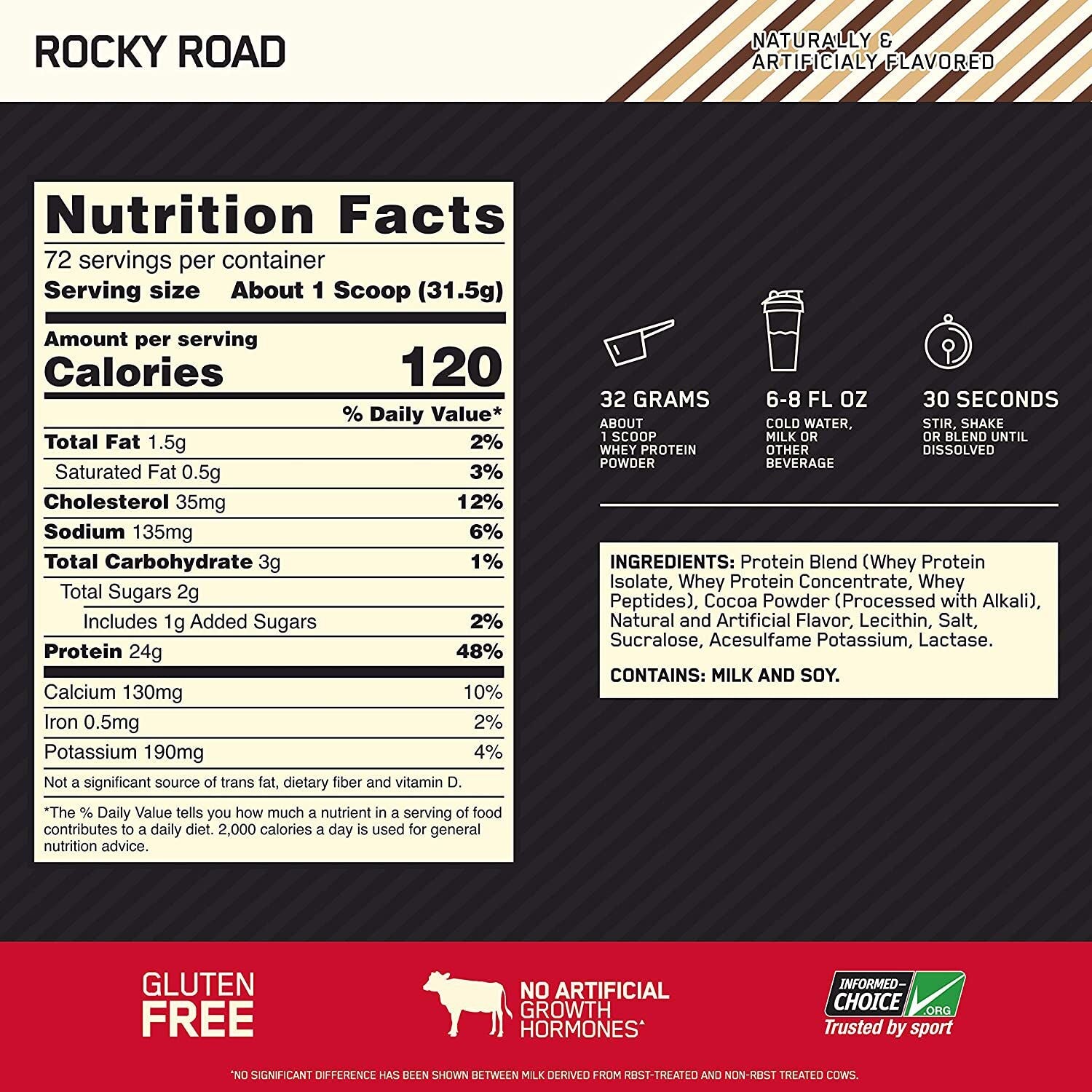 #Flavor_Rocky Road #Size_5 lb.