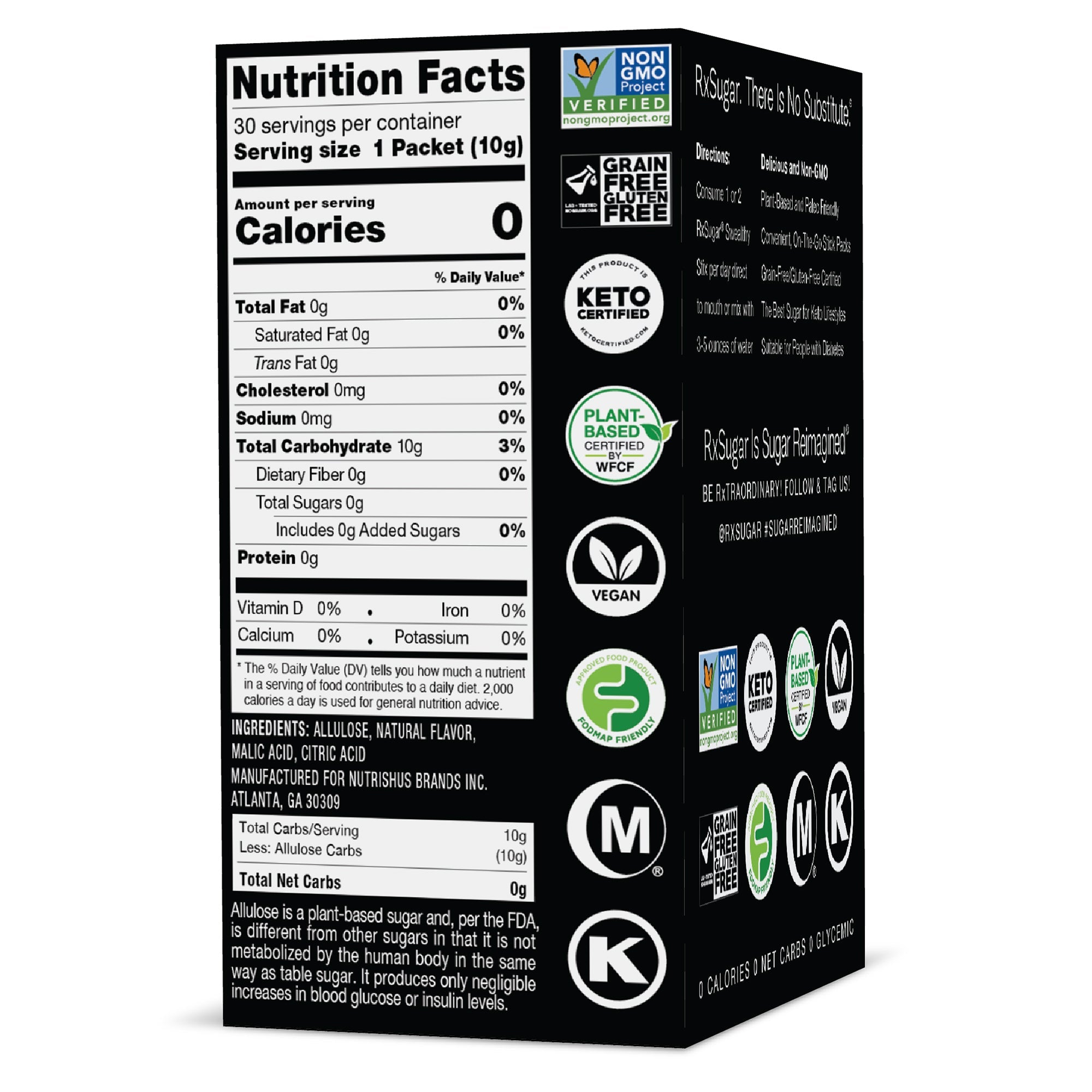 RxSugar Swealthy Stix - The Sweet Keto Treat - High-quality Sugar Substitute by RxSugar at BariatricPal Store