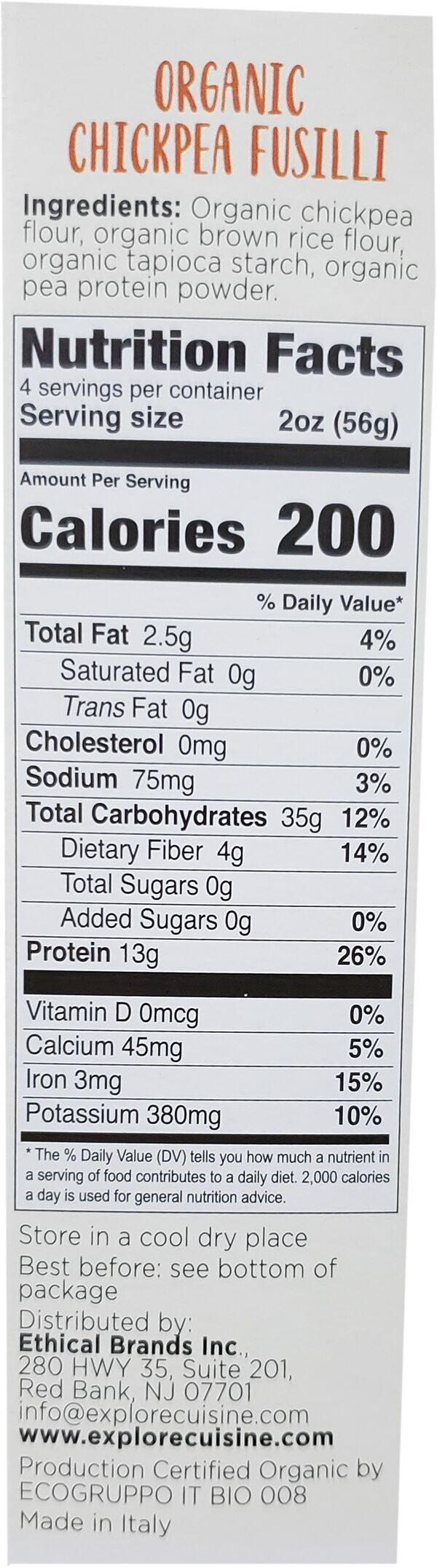 #Flavor_Fusilli #Size_8 oz (227 g)