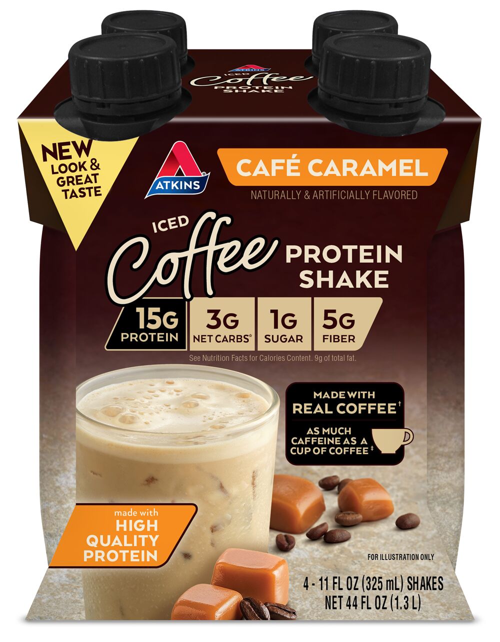 #Flavor_Cafe Caramel, 11 oz, 12 shakes #Size_1 case