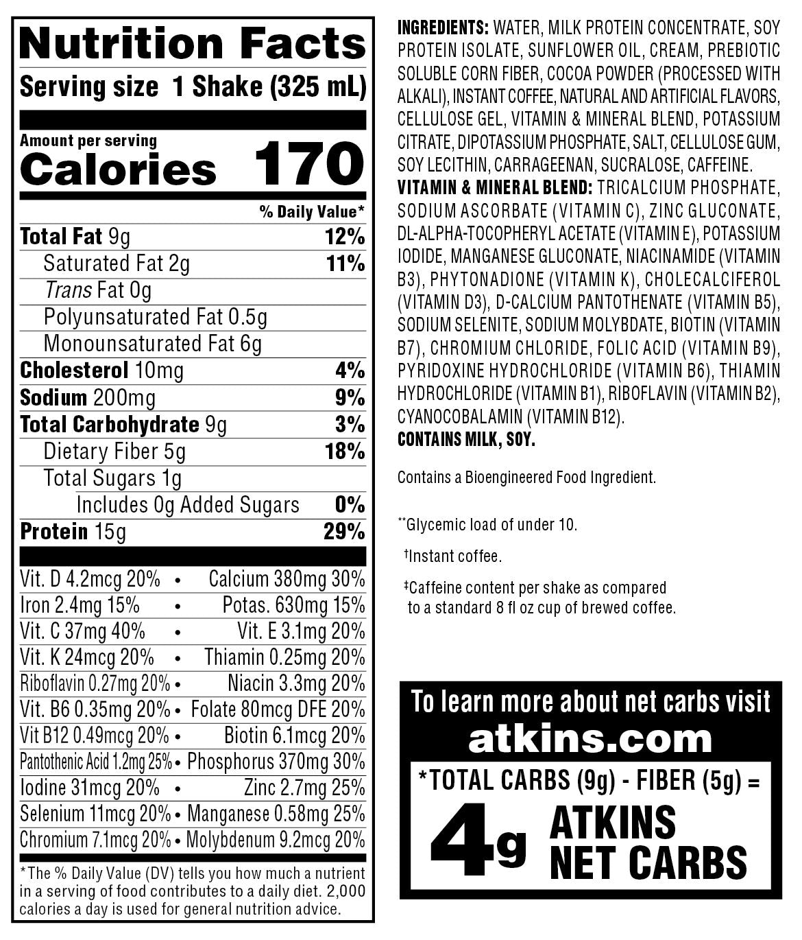 #Flavor_Mocha Latte, 11 oz, 12 shakes #Size_1 case