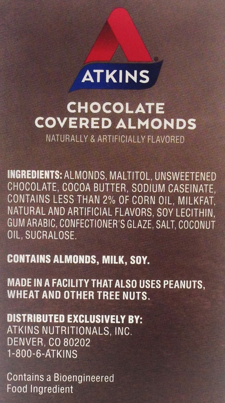 Atkins Nutritionals Endulge Chocolate Covered Almonds 5 packs - High-quality Low Carbohydrate/Keto by Atkins Nutritionals at BariatricPal Store