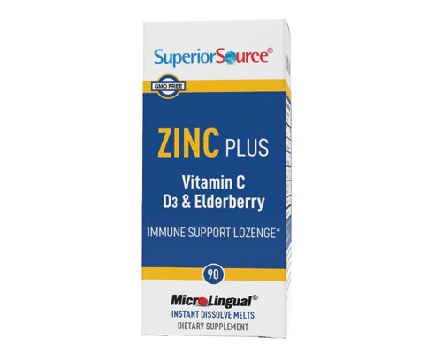 Superior Source Zinc Plus 5mg MicroLingual® Instant Dissolve Melts - High-quality Zinc by Superior Source at BariatricPal Store